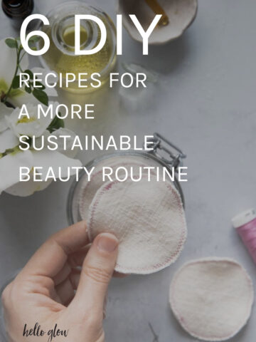 Zero waste beauty routine