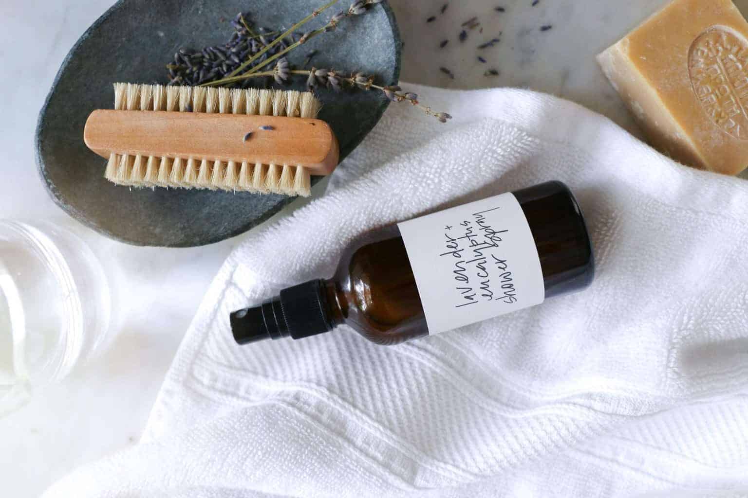 Lavender and Eucalyptus Shower Spray Recipe