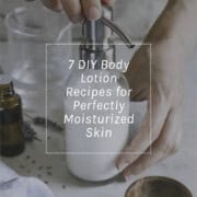 How to make body lotion