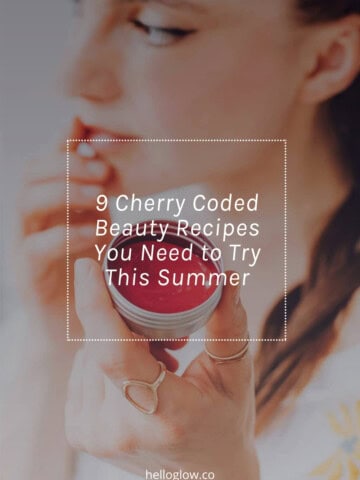 Cherry coded beauty recipes DIY