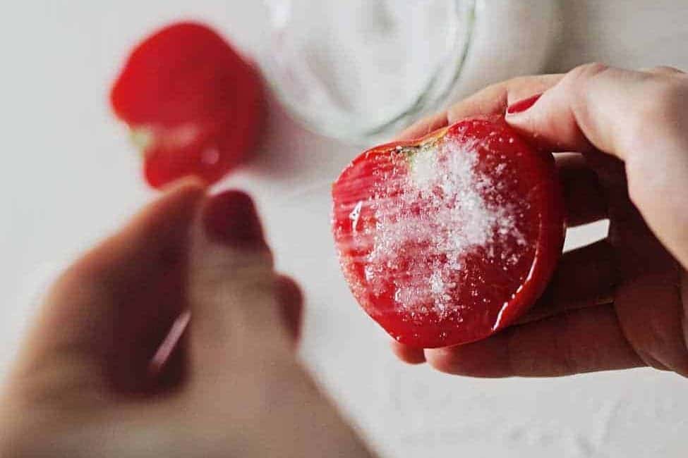 Tomato Acne Scrub